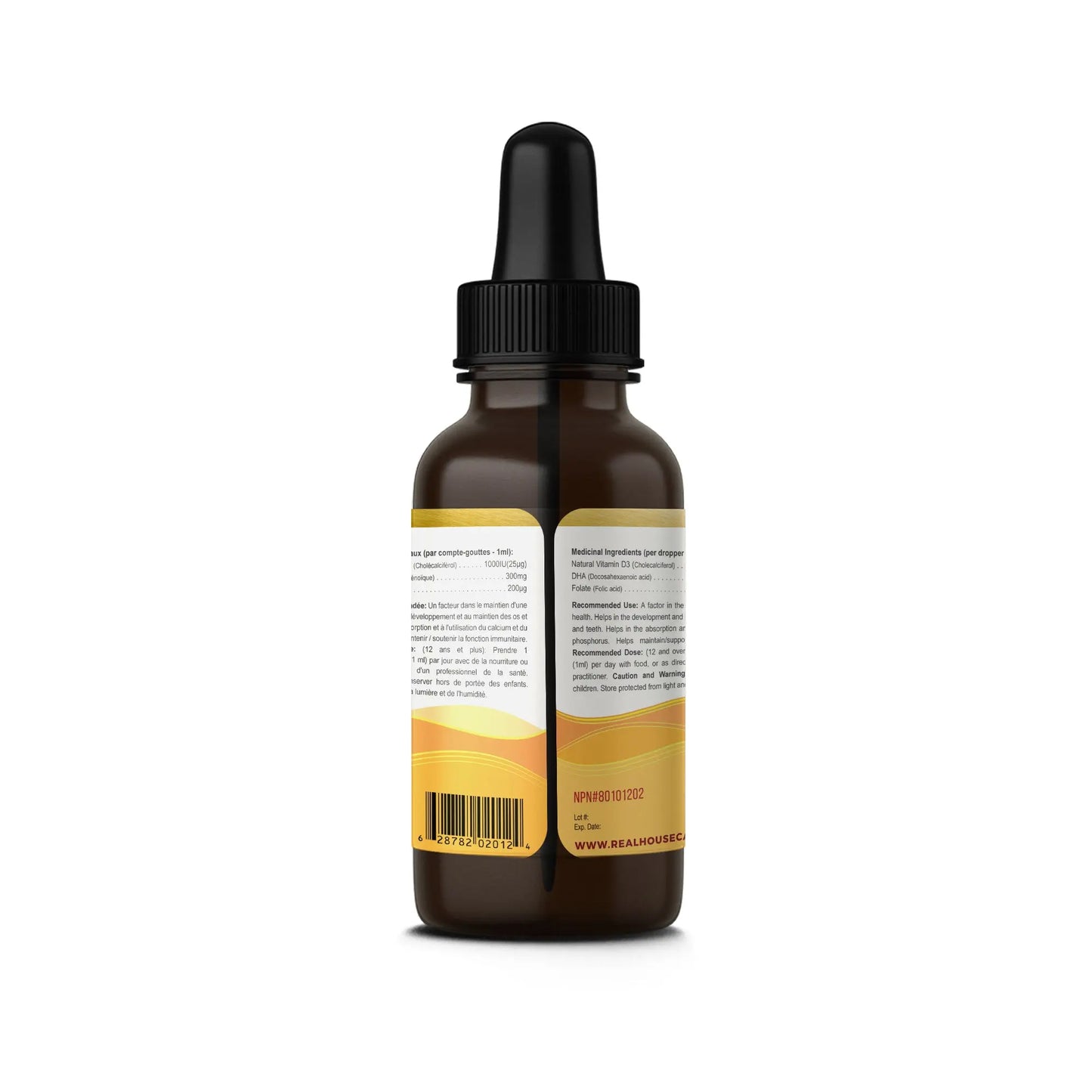 Vitamin D3 Health Essentials Drop: Unique Formula® Real House Canada (Singapore)