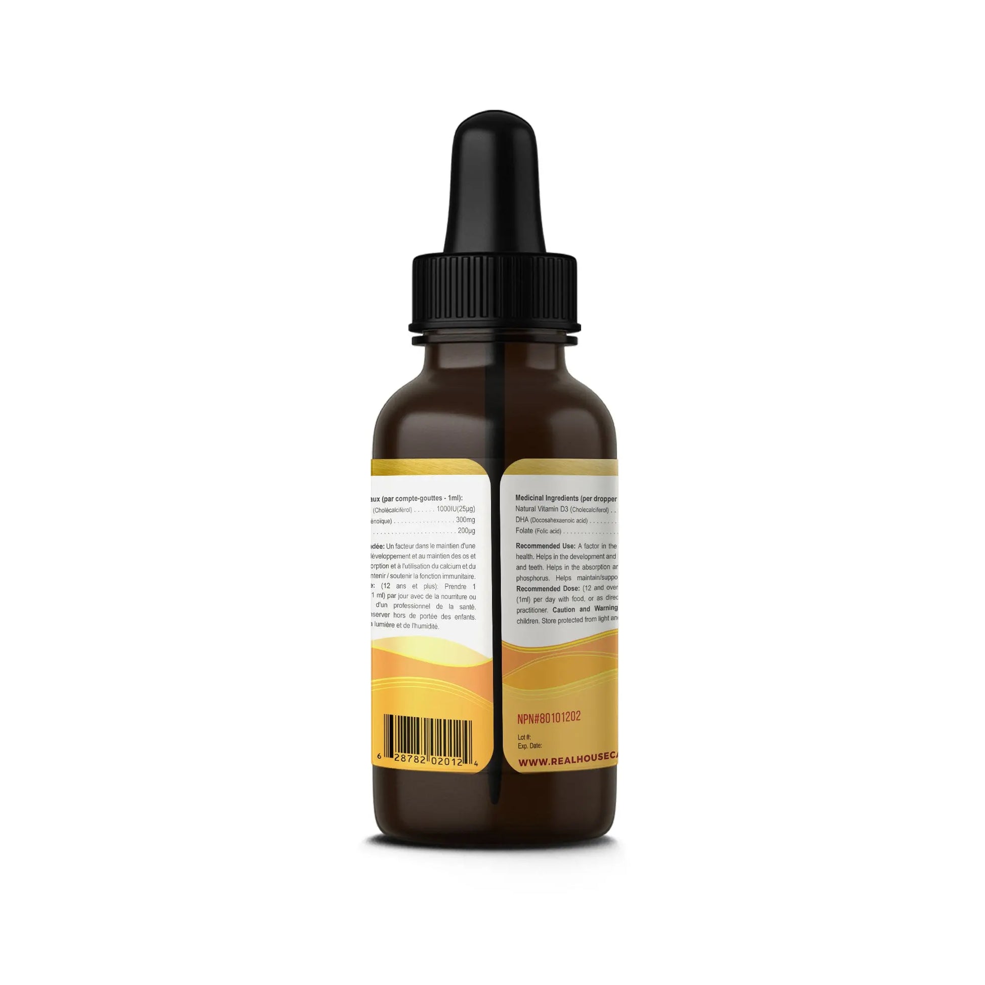 Vitamin D3 Health Essentials Drop: Unique Formula® Real House Canada (Singapore)